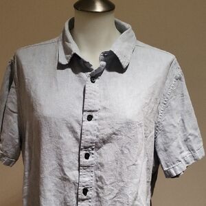 Goodfellow Mens Shirt, Large, Light Blue